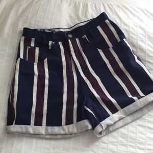 Vintage High-Waisted Jean Shorts